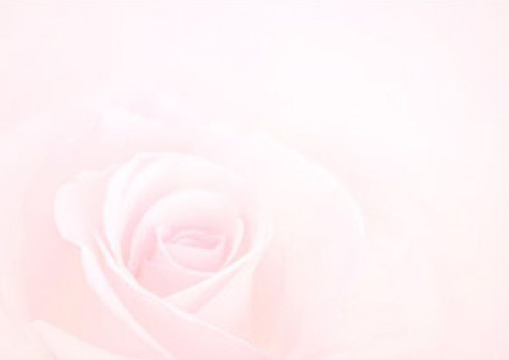 Remerciement deuil modèle fleur rose pale